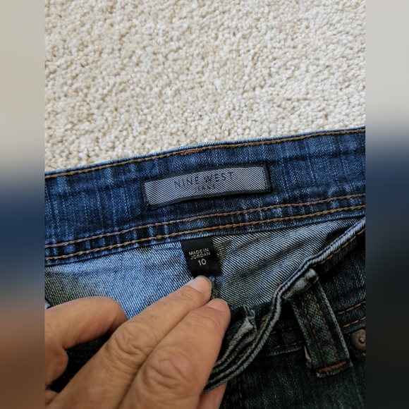 Nine West 👖 Women's Jeans Size 10 Arianna DB2208R Missy Blue - Picture 3 of 5